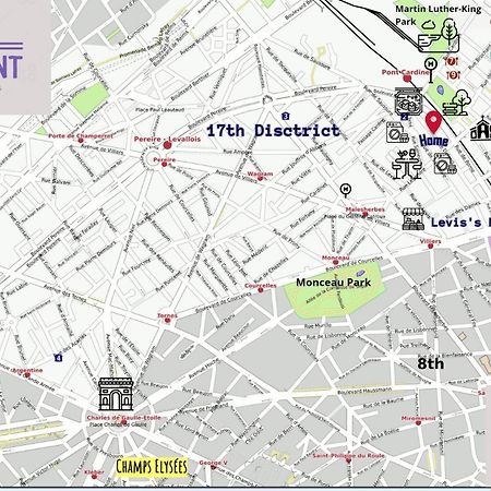 Studio Moderne Au Coeur De Paris Batignolles Экстерьер фото